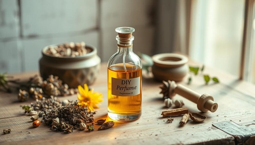 DIY musk perfume with methyl pamplemousse oil