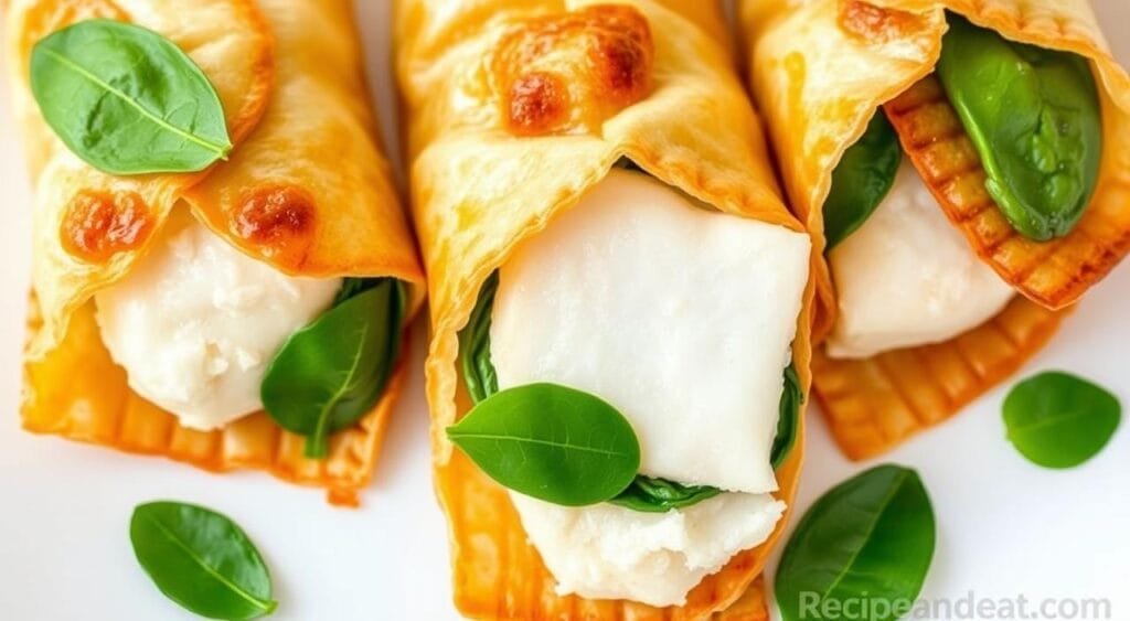 crispy filo fish bundles