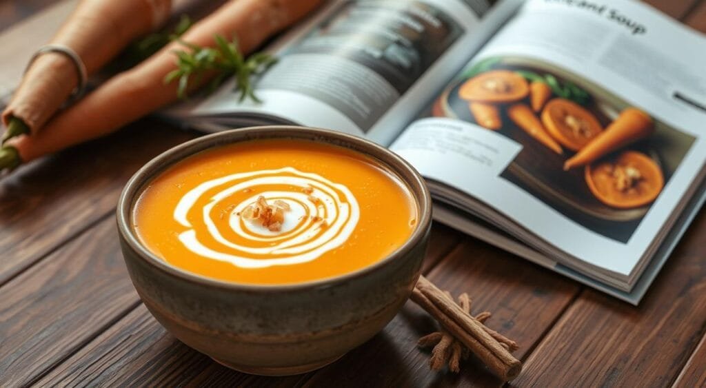 Cozy Carrot Soup with Ginger Twist