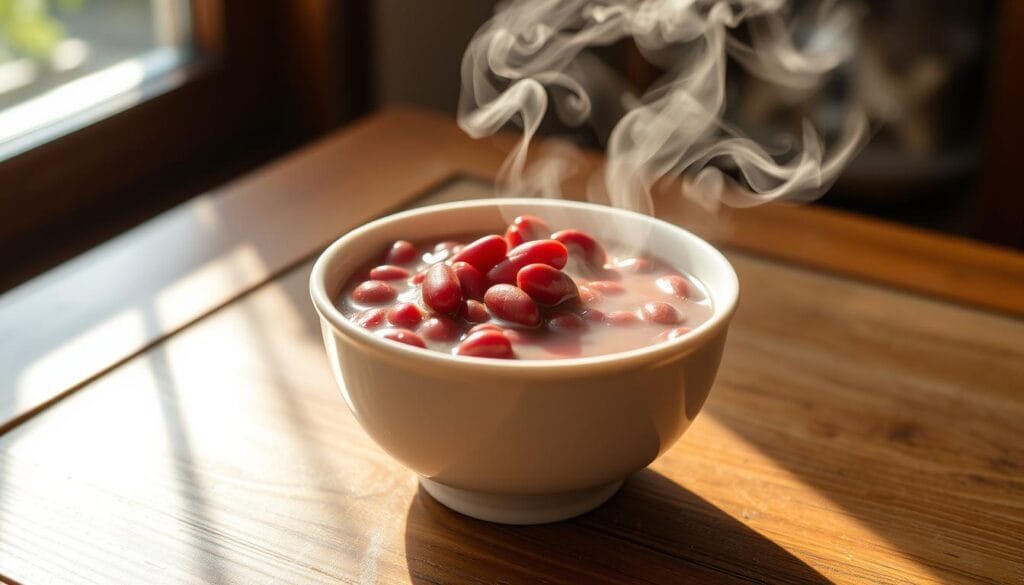 homemade red bean dessert