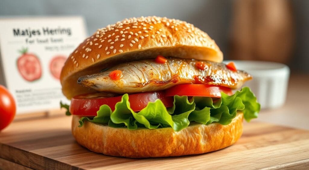 matjes herring sandwich