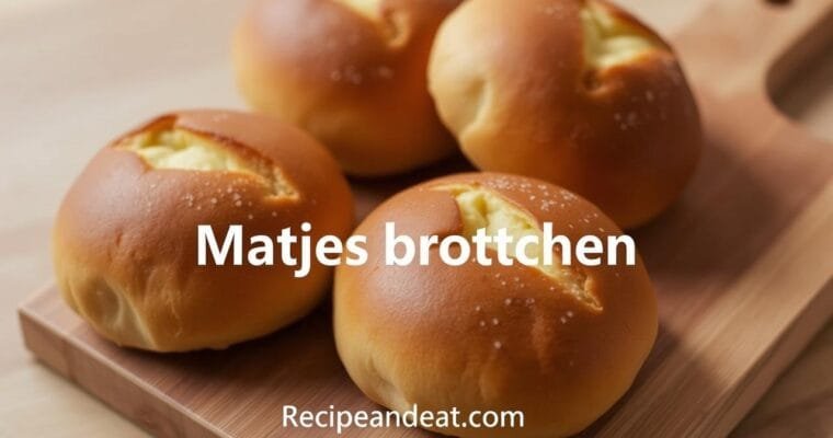 Traditional German Matjesbrötchen – Pickled Herring Sandwich